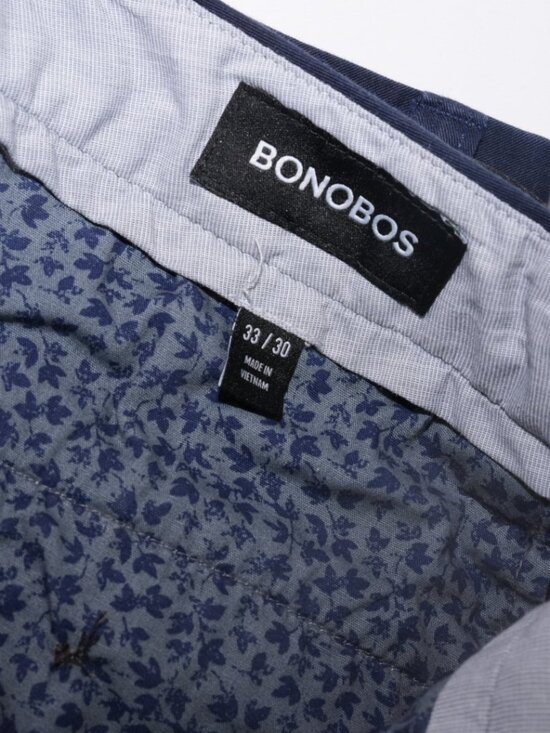 Bonobos Other - Bonobos Stretch Washed Chino 2.0 Navy 33x30